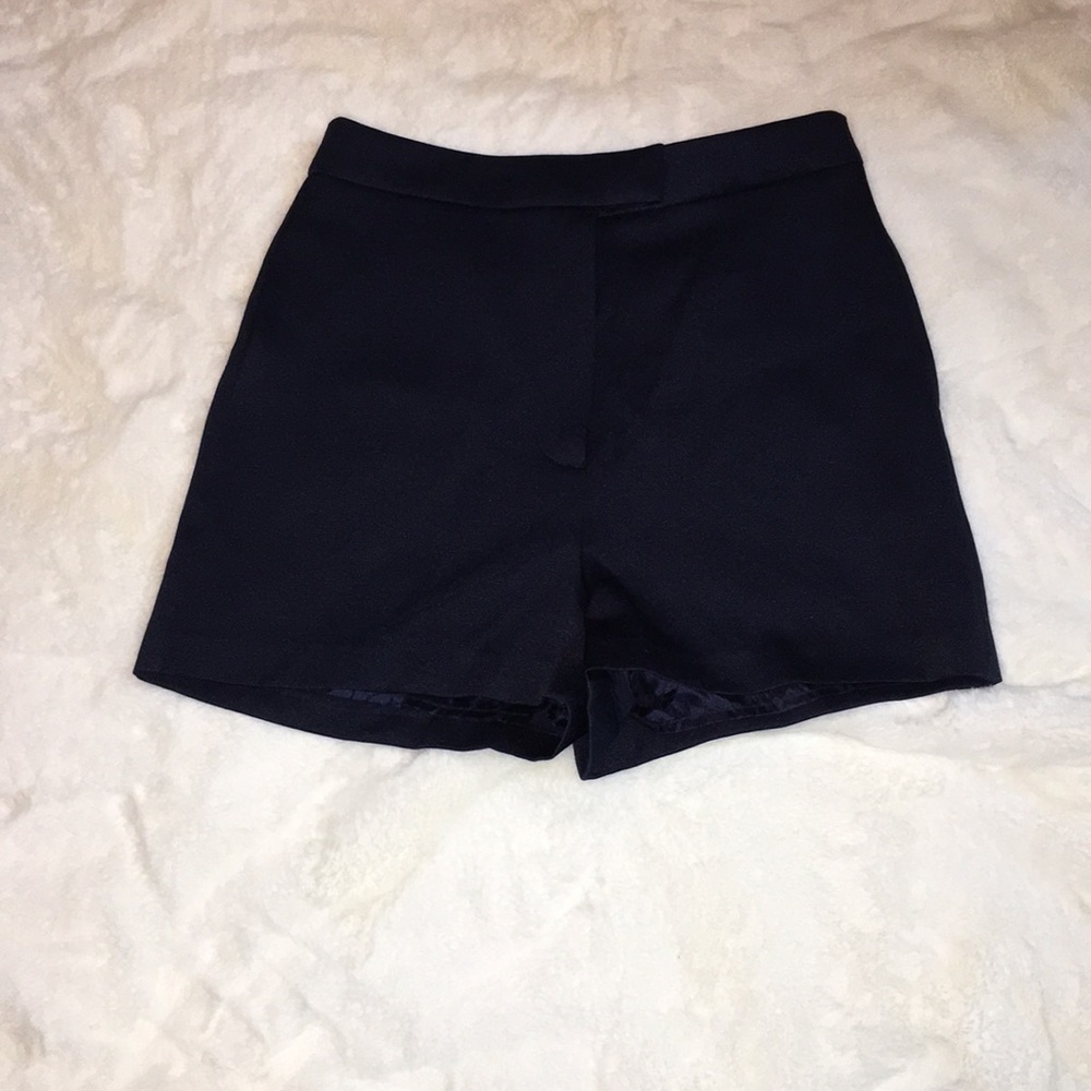 Shine Star Navy Lined Shorts Size Medium